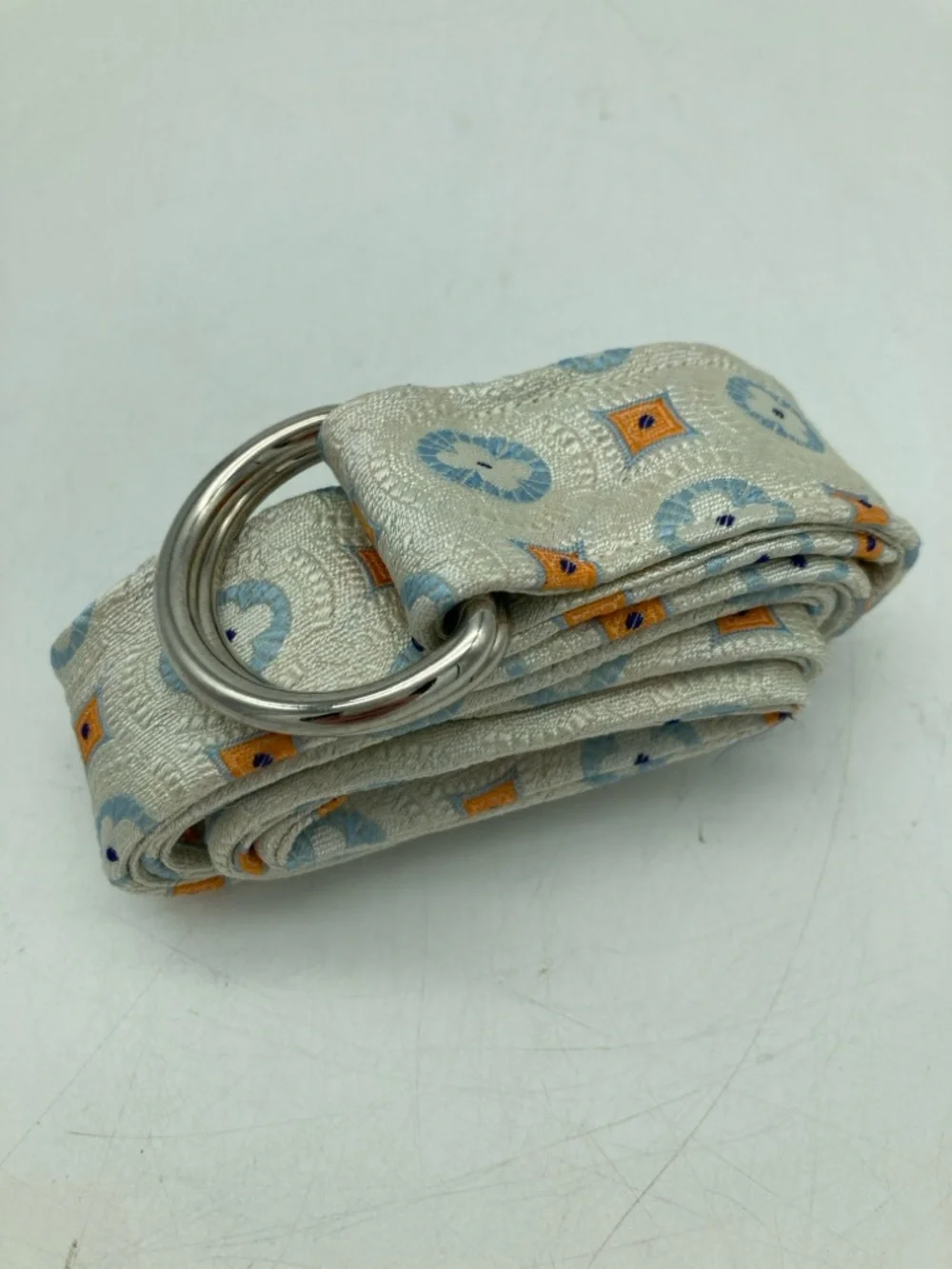 J. Crew 100% Silk Brocade Printed Belt - Picture 4 of 4